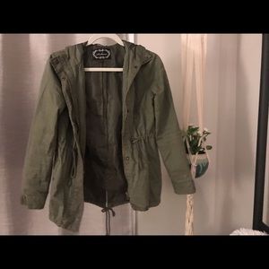 green jacket